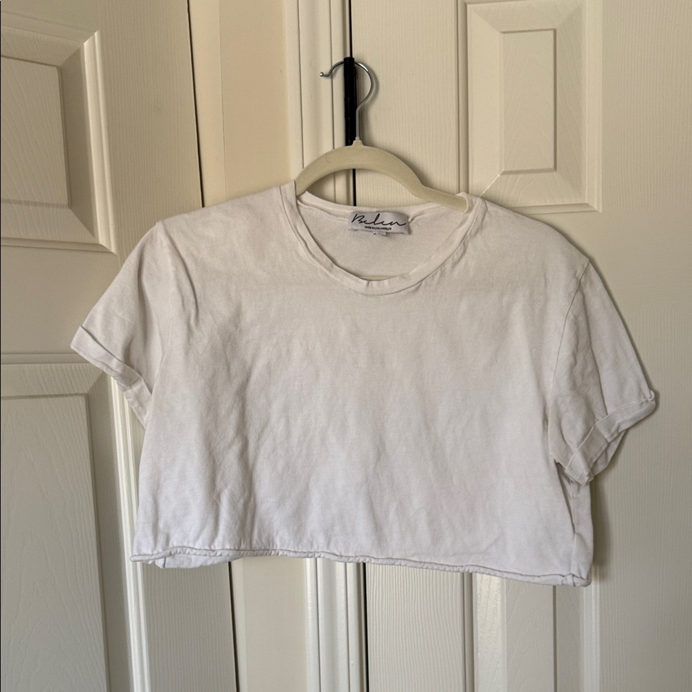 White Crop Top